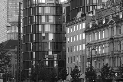 Low angle view of residential building