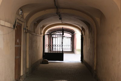 Corridor of building