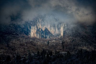 Panoramic view of landscape and mountains