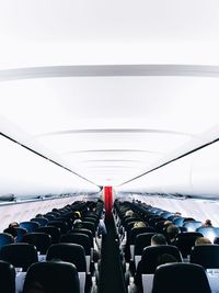 People traveling in airplane