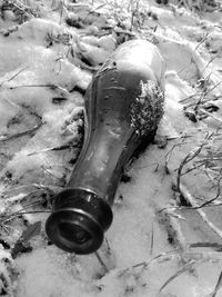 Close-up high angle view of water