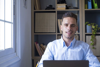 Portrait of businessman at office