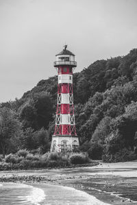 Lighthouse on mountain