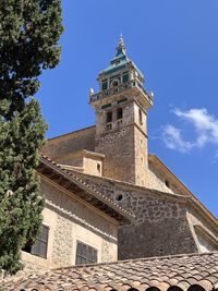 Low angle view of building against sky