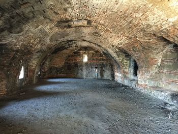 Interior of old tunnel