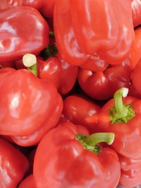 Full frame shot of bell peppers