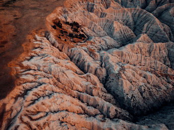 Rock formations in desert