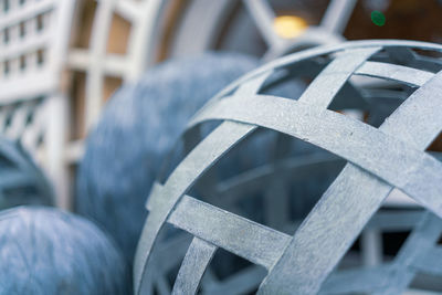 Full frame shot of metallic structure