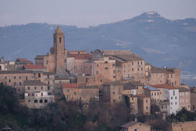 Spinetoli, ascoli piceno province, marche region, italy, blue hour photo