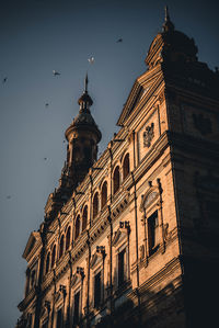 Low angle view of building against sky