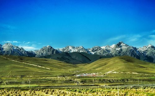 Scenic view of landscape against sky