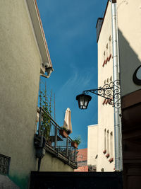 Low angle view of building against sky