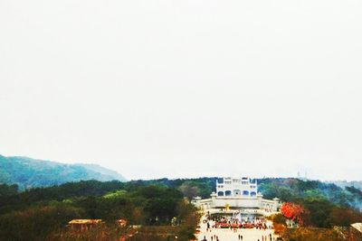 Built structure against clear sky