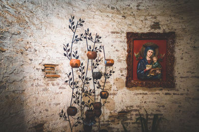 Close-up of weathered wall