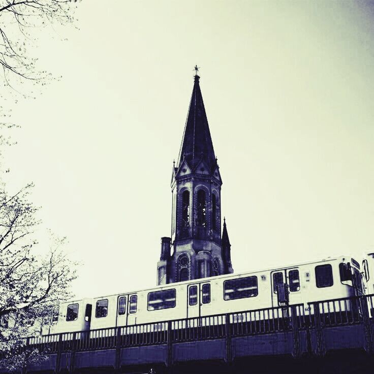 LOW ANGLE VIEW OF CATHEDRAL AGAINST CLEAR SKY