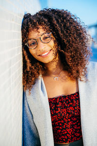 Portrait of a smiling young woman