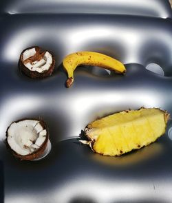 Close-up of fruits on table