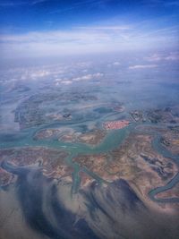 Aerial view of landscape