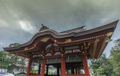 Low angle view of building against sky