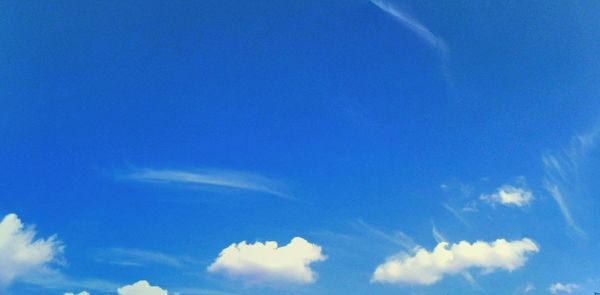 Low angle view of cloudy sky