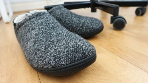 High angle view of sunglasses on table at home