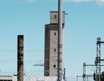 View of built structure against clear sky