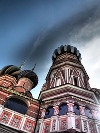 Low angle view of building against sky