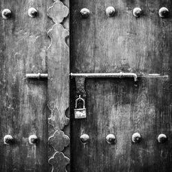 Full frame shot of wooden door
