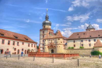 View of historic building against sky