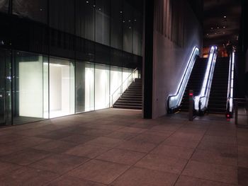 Empty corridor of building