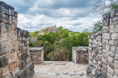 Old ruins against sky