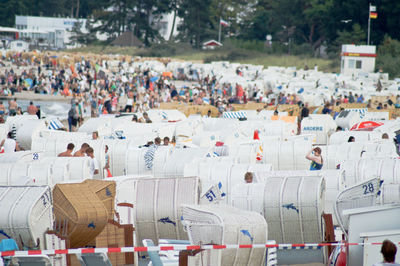 Close-up of crowd