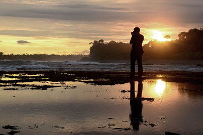 Hunting for sunset on the madasari beach 