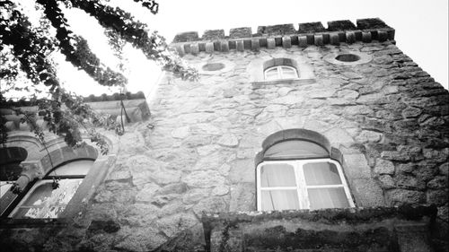 Low angle view of old building