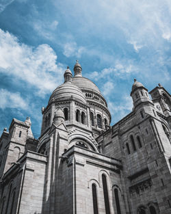 Low angle view of building against sky