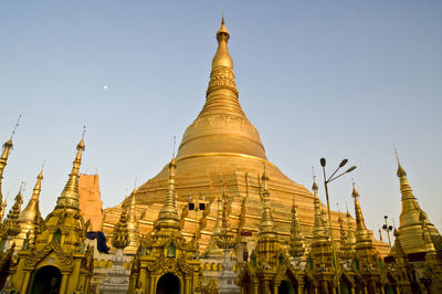 Low angle view of temple