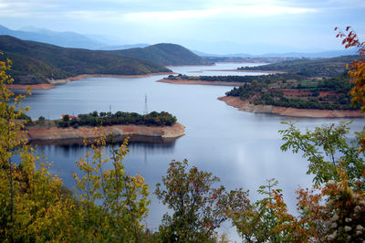 Scenic view of lake in macedonia