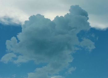 Low angle view of cloudy sky