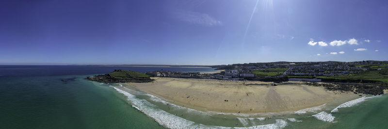 Panoramic view of sea against sky