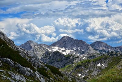 Mountain and sky