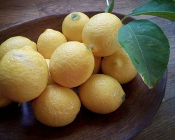 Close-up of fruits on table