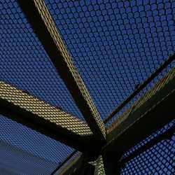 Low angle view of roof against sky