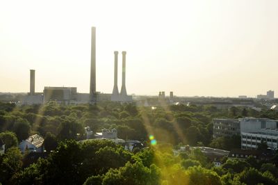 View of built structure in city