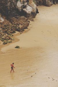 Man standing on beach