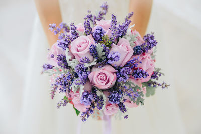 Close-up of rose bouquet