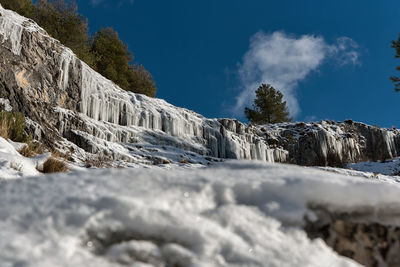 Chilled waterfall