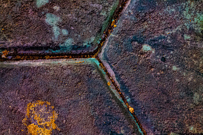 Full frame shot of water on street