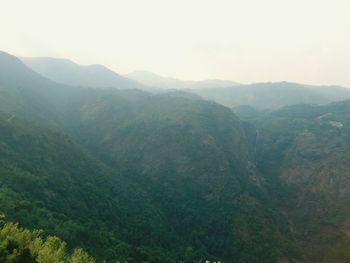 Scenic view of mountains