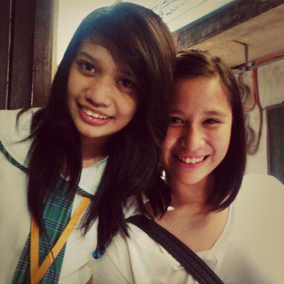 With my bestfraand badjao, Hannah.:* I love you so much:">