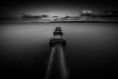 View of calm sea against the sky